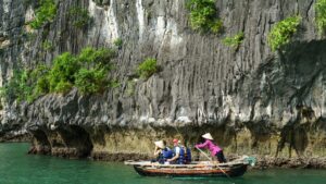 Bamboo Boat Ride Halong