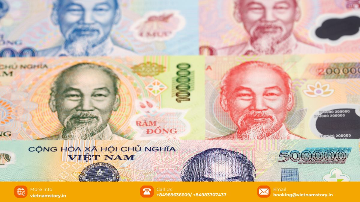 The Vietnamese Dong comes in various denominations