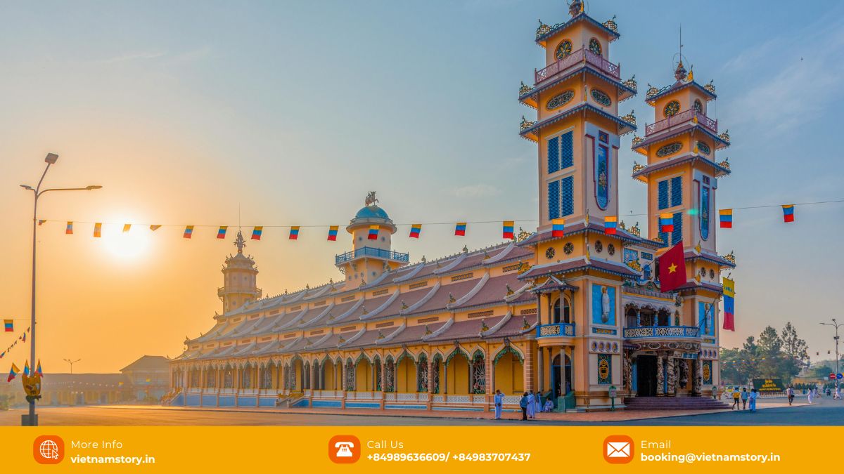 Religion in Vietnam: A Tapestry of Beliefs and Syncretism 6 Cao Dai Temple in Tay Ninh, a major religious site in Vietnam