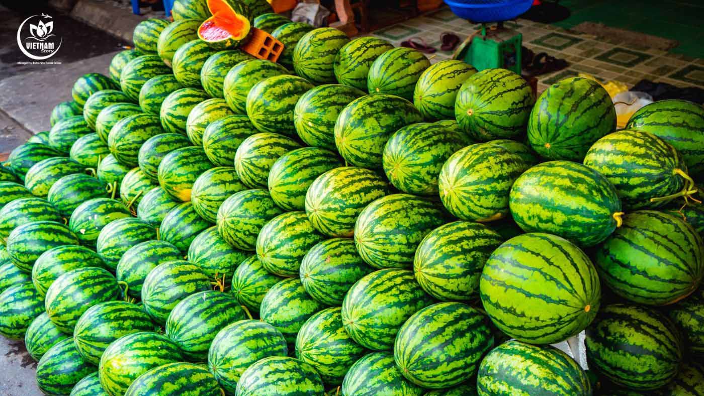 The Mekong Delta is famous for its diverse tropical fruits.