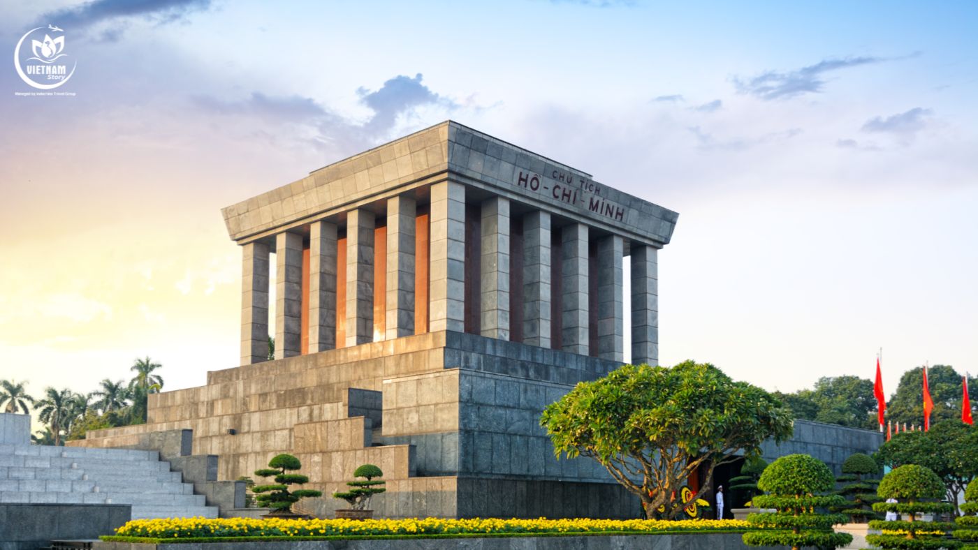 The Ho Chi Minh Mausoleum is a key attraction in Ba Dinh Square, Hanoi The Ho Chi Minh Mausoleum is a key attraction in Ba Dinh Square, Hanoi