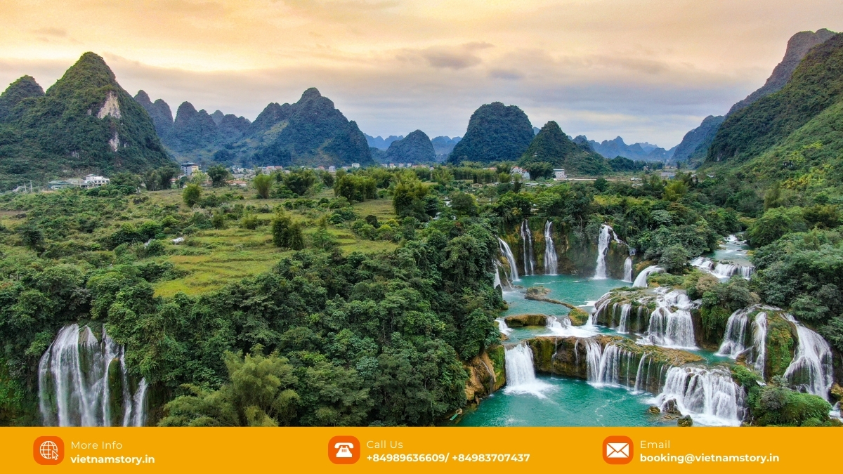 Discover the Breathtaking Natural Wonders in Vietnam: Your Guide to Unforgettable Tours 7 Ban Gioc Waterfall, a stunning bi-national natural wonder on the Vietnam-China border.