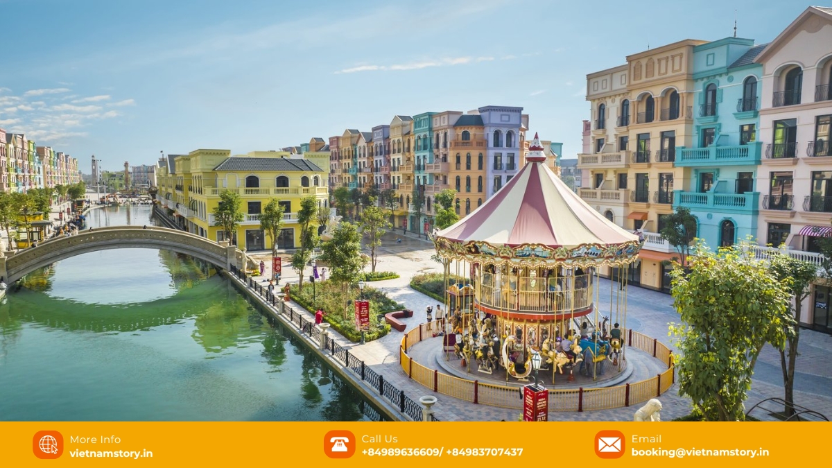 Journey to Joy: Best Amusement Parks in Vietnam for Indian Travelers (2025 Guide) 10 Mega Grand World near Hanoi offers unique Venice-inspired canals and K-Town experiences.