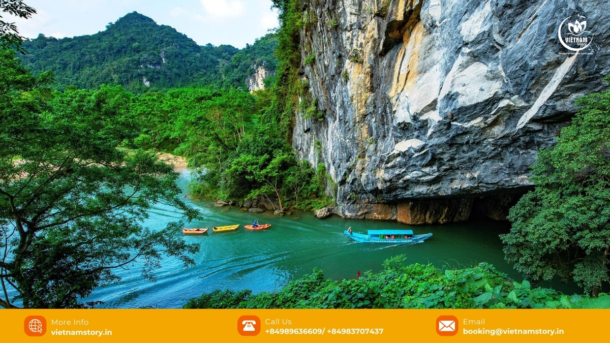 7 Amazing National Parks in Vietnam for Nature Lovers 3 Inside a vast cave in Phong Nha-Ke Bang National Park, a UNESCO site in Vietnam known for its extensive cave systems.