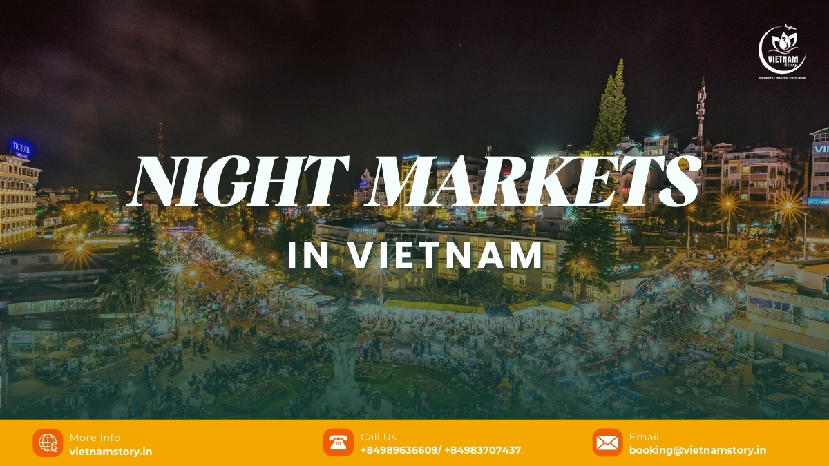 Vietnam Night Markets: A Vibrant Guide to Culture, Food & Shopping 2 Colorful stalls and crowds at a typical Vietnam night market, showcasing vibrant atmosphere.