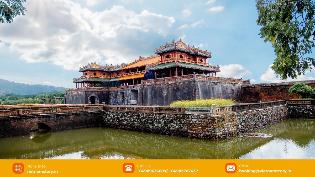 Your Ultimate Guide to 8 Amazing UNESCO World Heritage Sites in Vietnam 3 Ornate entrance gate within the Complex of Hue Monuments, a UNESCO World Heritage Site in Hue City.