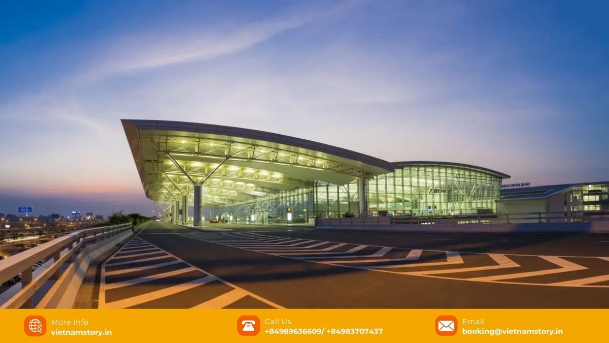 Noi Bai International Airport (HAN) in Hanoi, a key entry point for Indian tourists exploring Northern Vietnam. Noi Bai International Airport (HAN) in Hanoi, a key entry point for Indian tourists exploring Northern Vietnam.