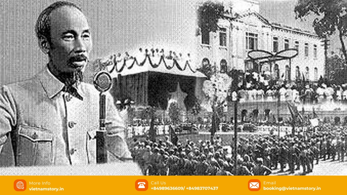 President Ho Chi Minh read the Declaration of Independence at Ba Dinh Square on September 2nd, 1945 President Ho Chi Minh read the Declaration of Independence at Ba Dinh Square on September 2nd, 1945