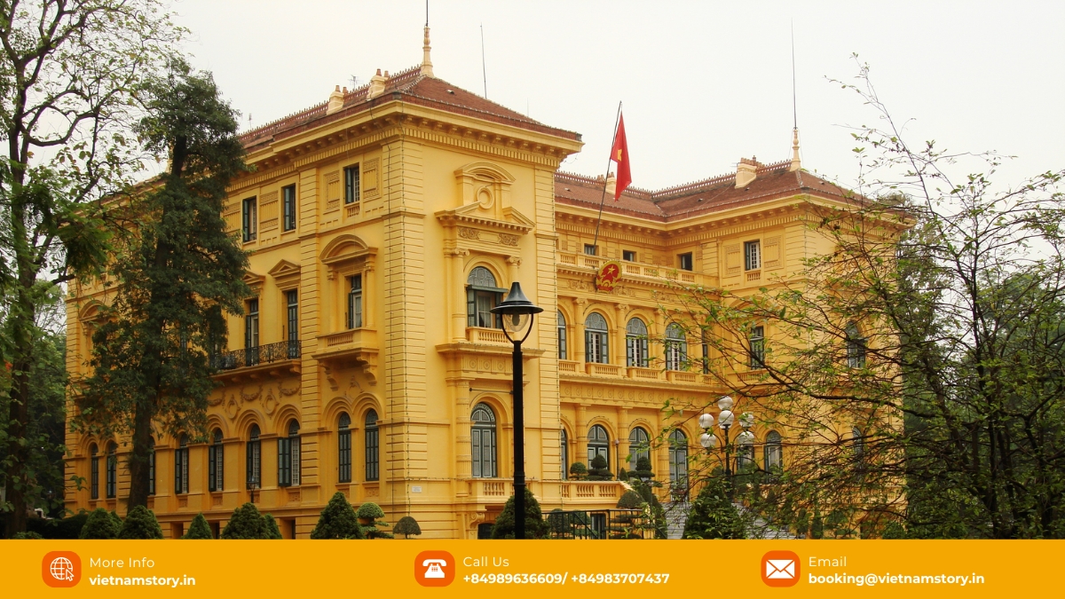 The Presidential Palace, a bold Hanoi French colonial architectural work The Presidential Palace, a bold Hanoi French colonial architectural work