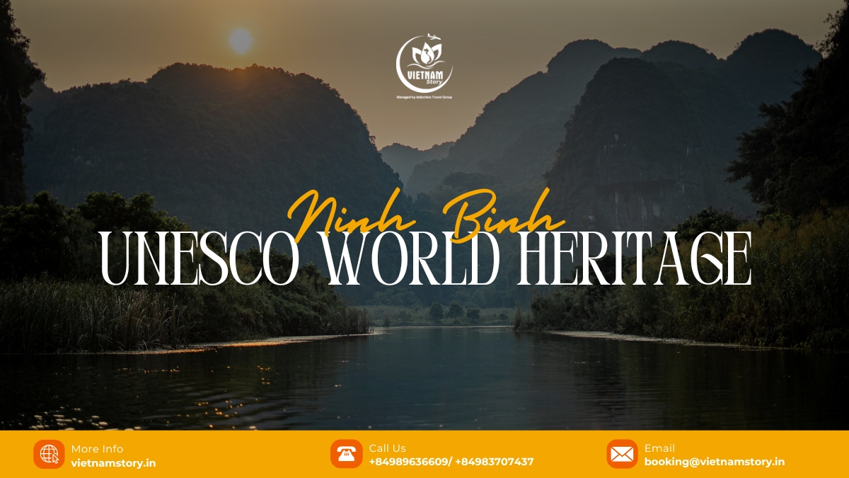 Ninh Binh UNESCO World Heritage offers a unique blend of natural beauty and cultural heritage Ninh Binh UNESCO World Heritage offers a unique blend of natural beauty and cultural heritage