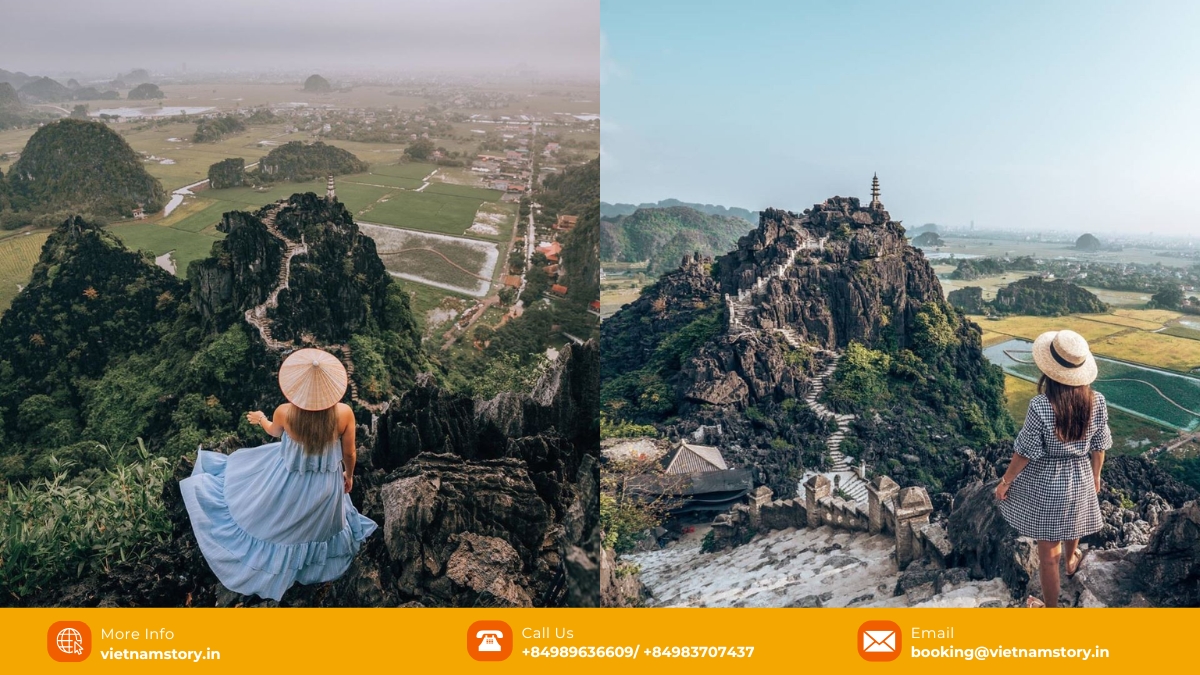 Ngoa Long Mountain: Your guide to Ninh Binh's iconic dragon viewpoint 5 Hike to the top of Ngoa Long Mountain for panoramic views