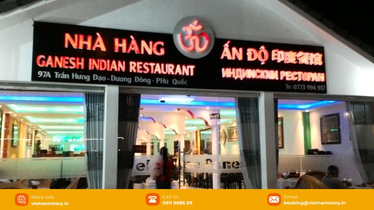 Finding a taste of home in paradise: A guide to the best Indian restaurants in Phu Quoc 4 Ganesh is a popular Phu Quoc Indian restaurant